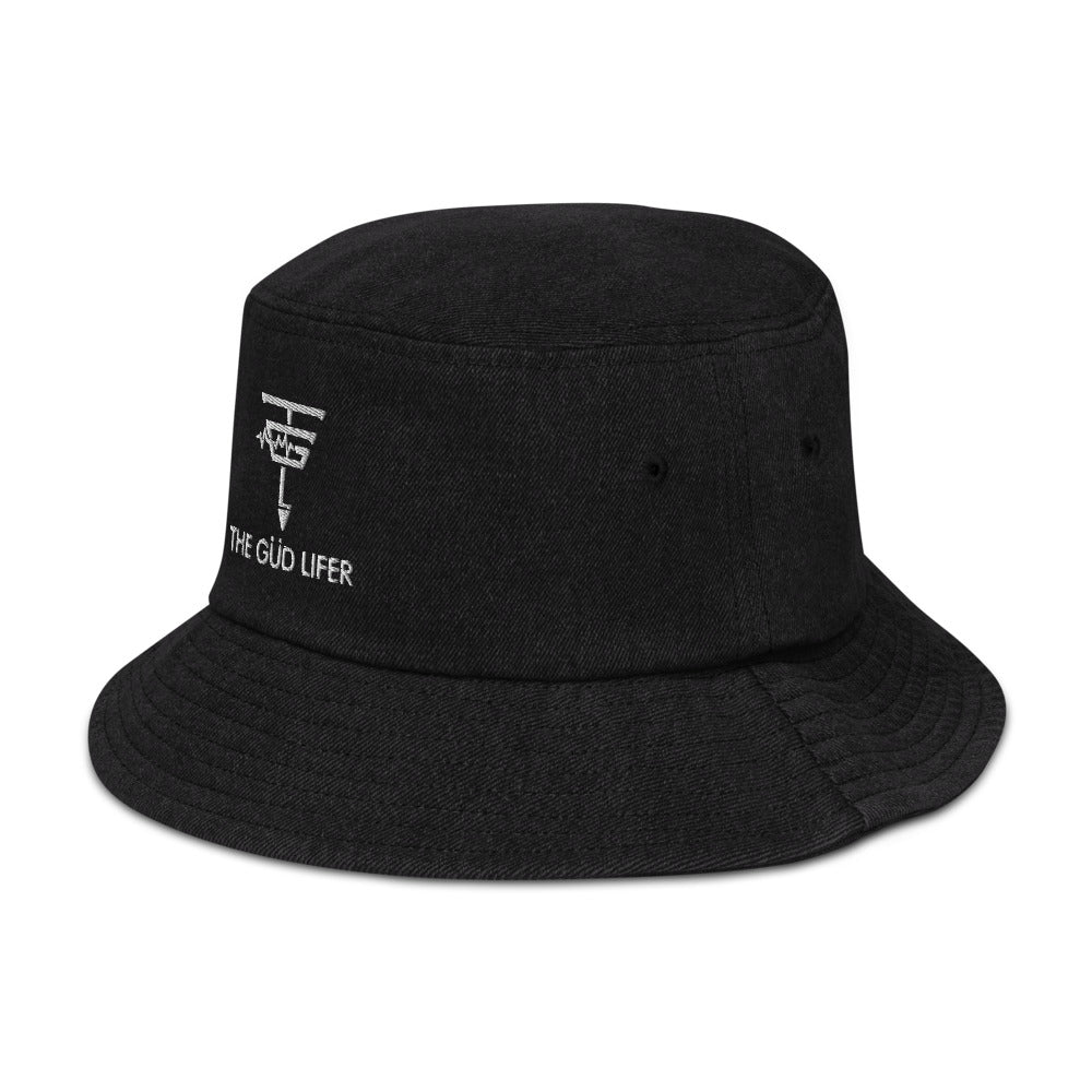 Denim bucket hat