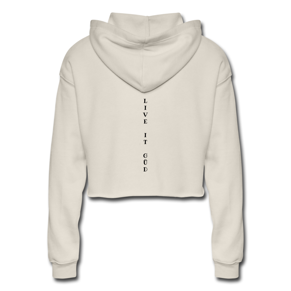 LIVE FREE Women's Cropped Hoodie - dust