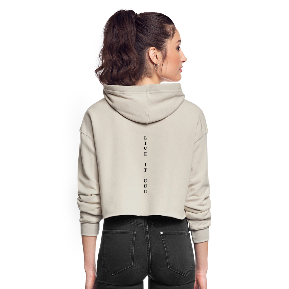 LIVE FREE Women's Cropped Hoodie - dust