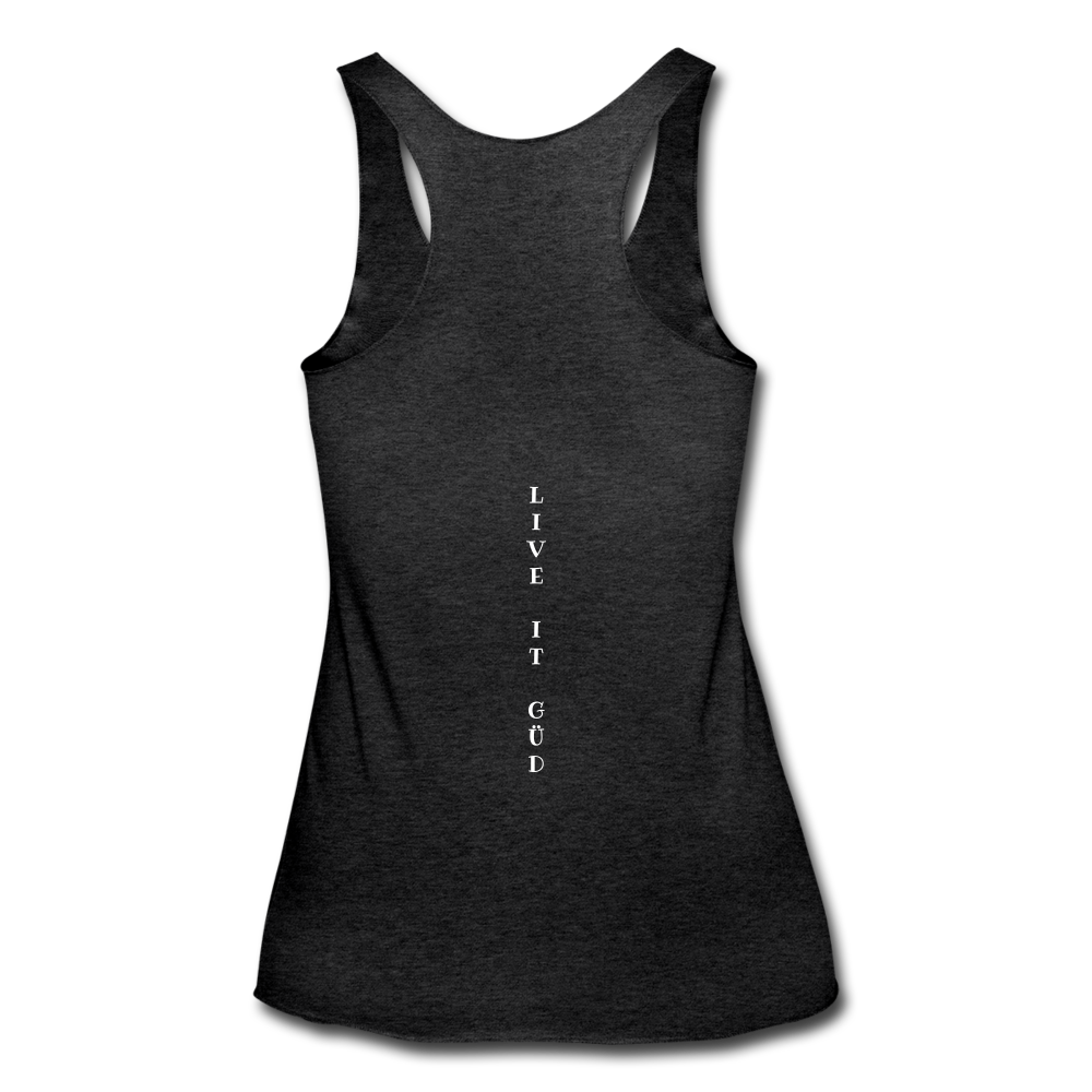 Women’s Tri-Blend Racerback Tank - heather black