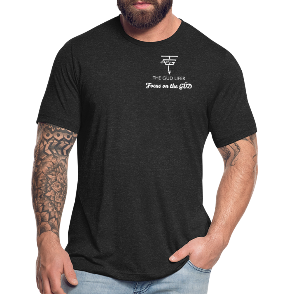 Unisex Tri-Blend T-Shirt - heather black