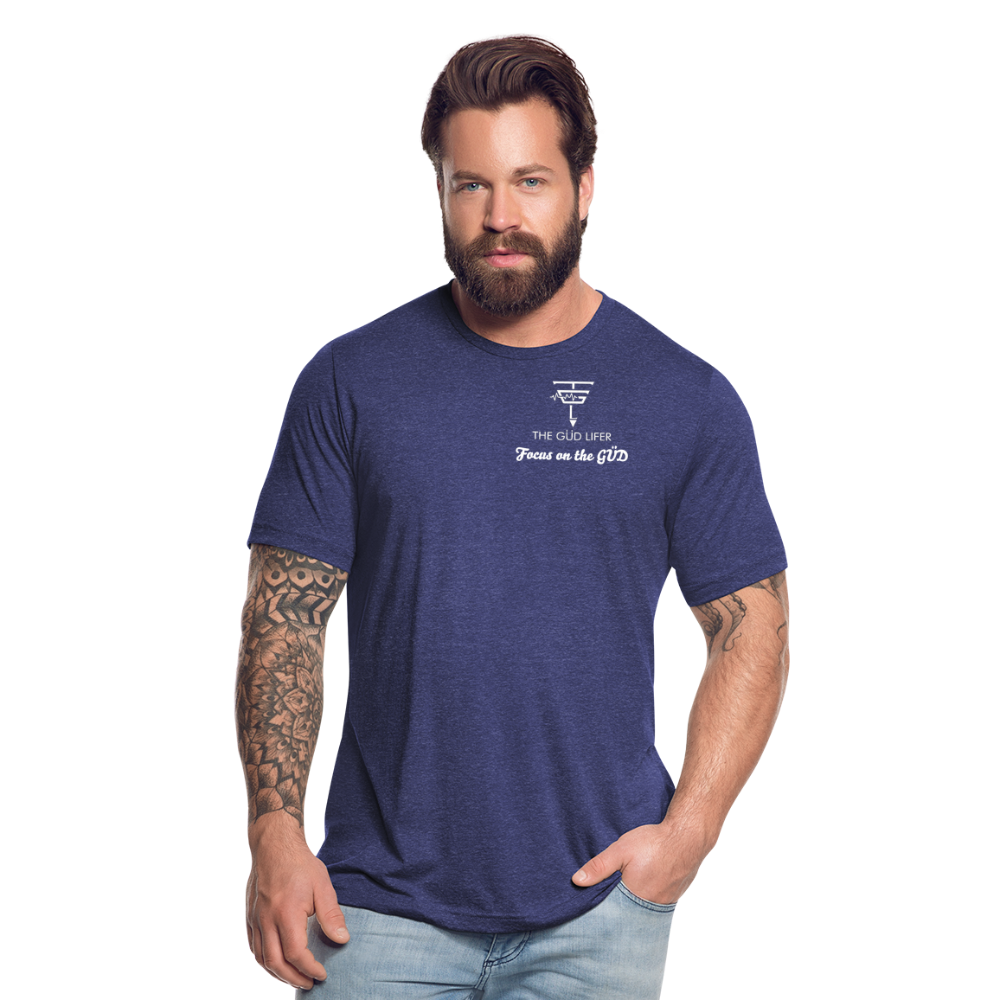 Unisex Tri-Blend T-Shirt - heather indigo