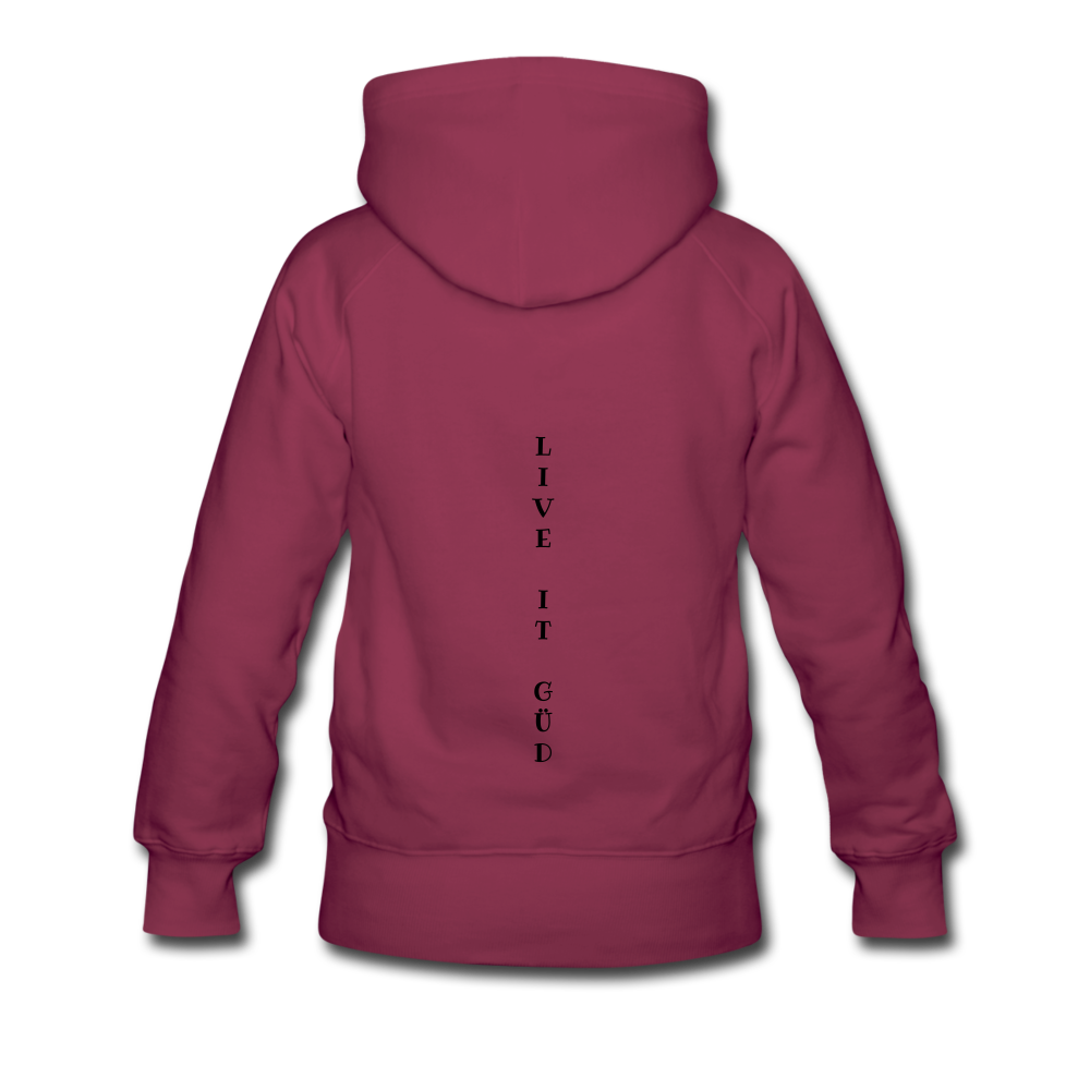 Women’s Premium Hoodie - burgundy