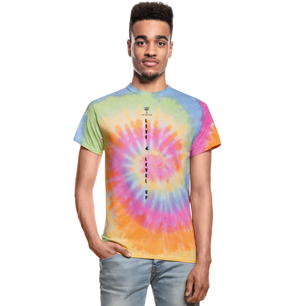 Unisex Tie Dye T-Shirt - rainbow