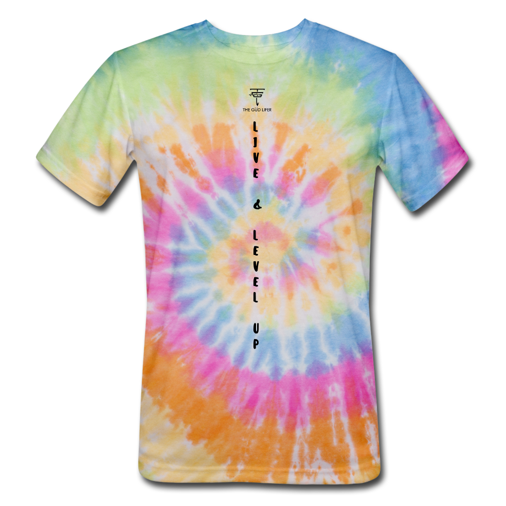 Unisex Tie Dye T-Shirt - rainbow