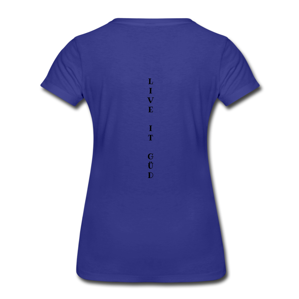 LIVE IT UP Women’s Premium T-Shirt - royal blue