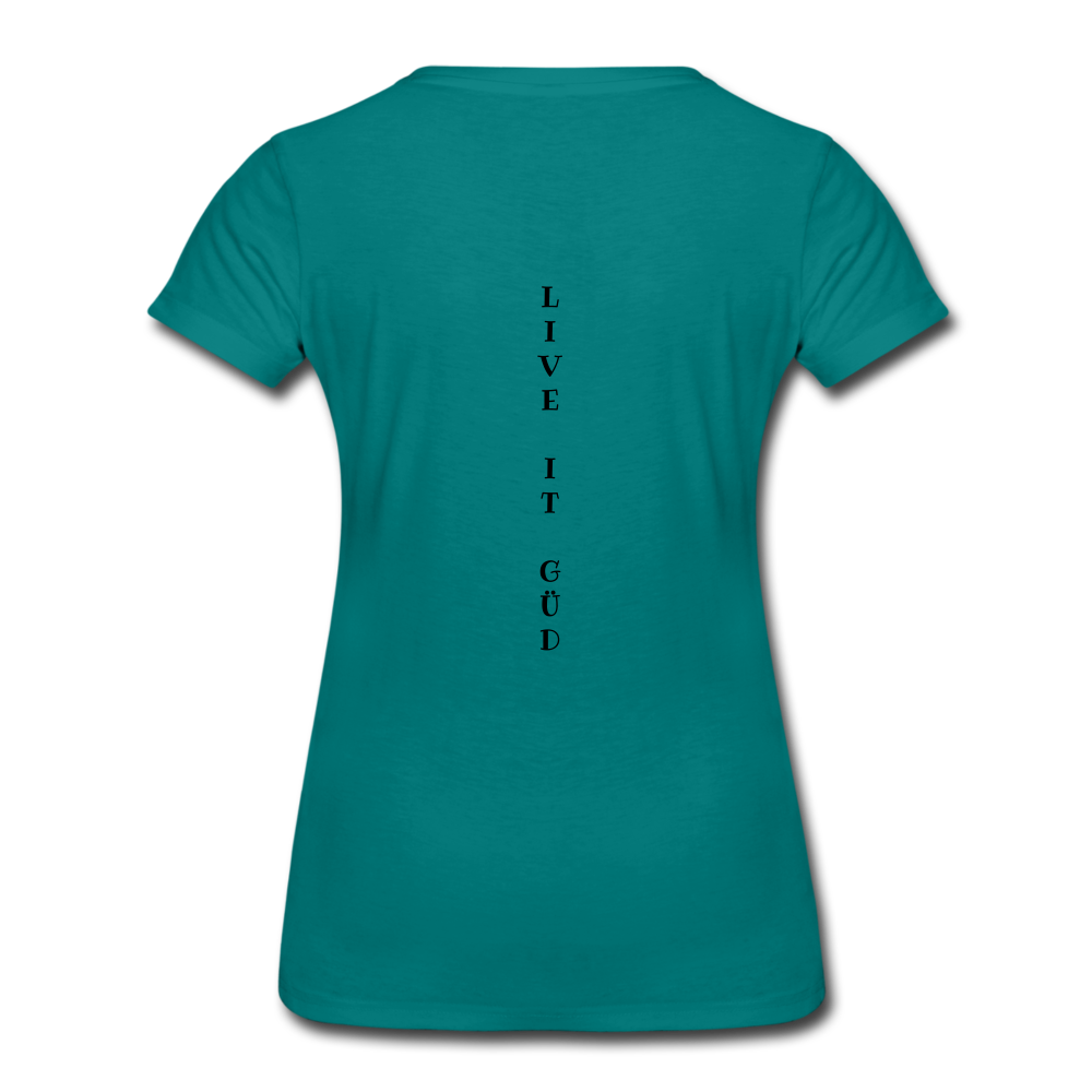 LIVE IT UP Women’s Premium T-Shirt - teal