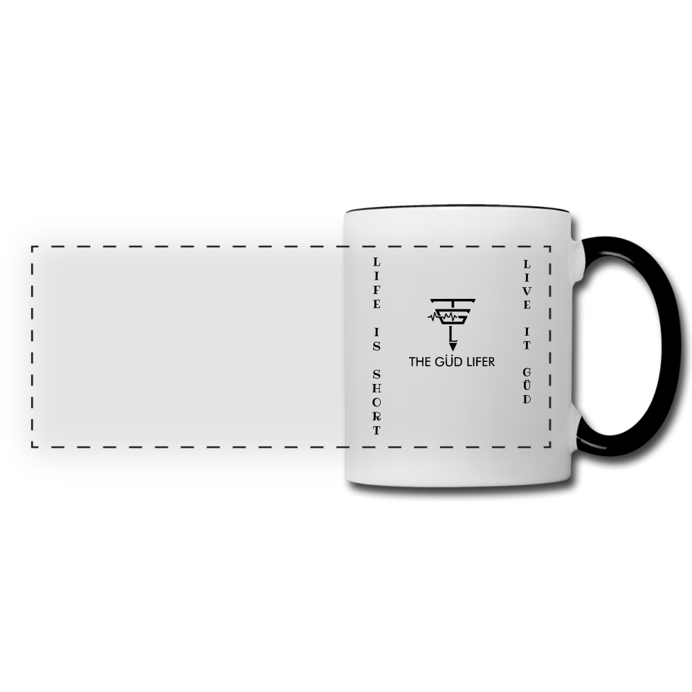 Panoramic Mug - white/black