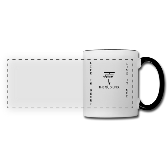 Panoramic Mug - white/black