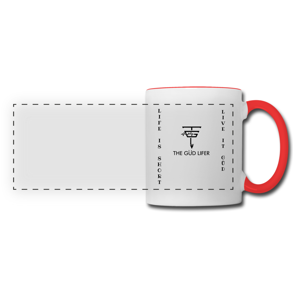 Panoramic Mug - white/red