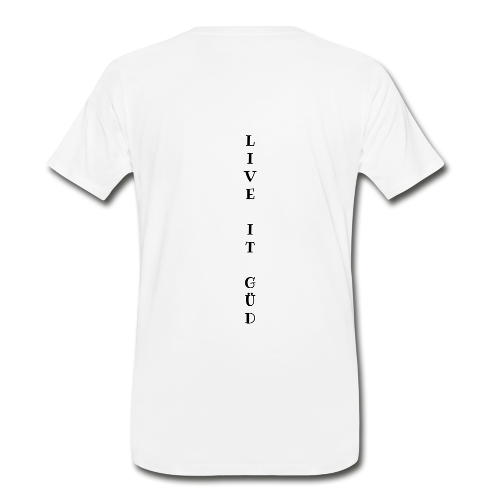 LIVE LOUD Men's Premium T-Shirt - white