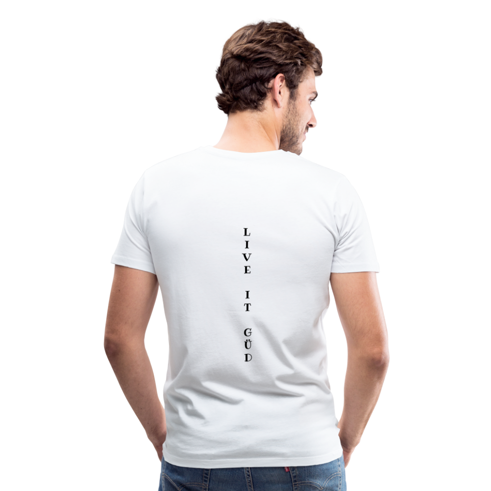 LIVE LOUD Men's Premium T-Shirt - white