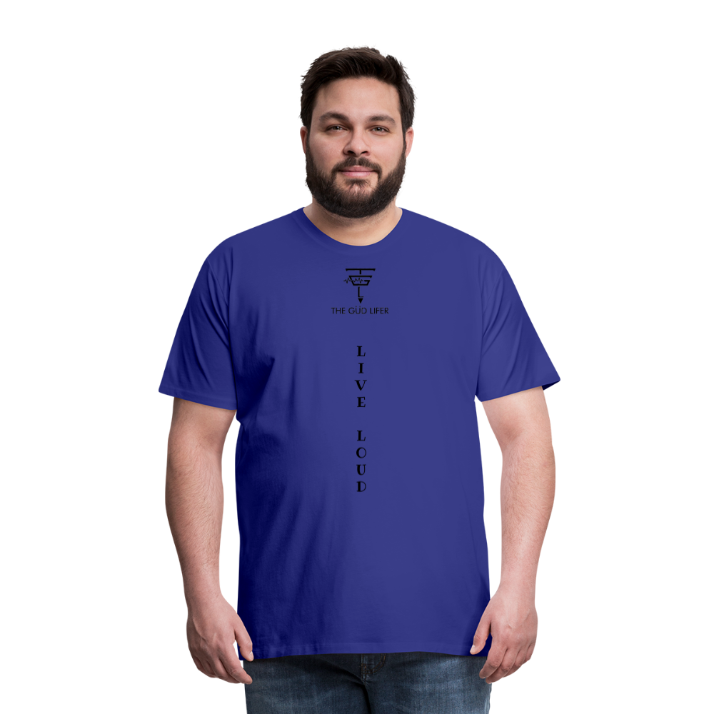 LIVE LOUD Men's Premium T-Shirt - royal blue