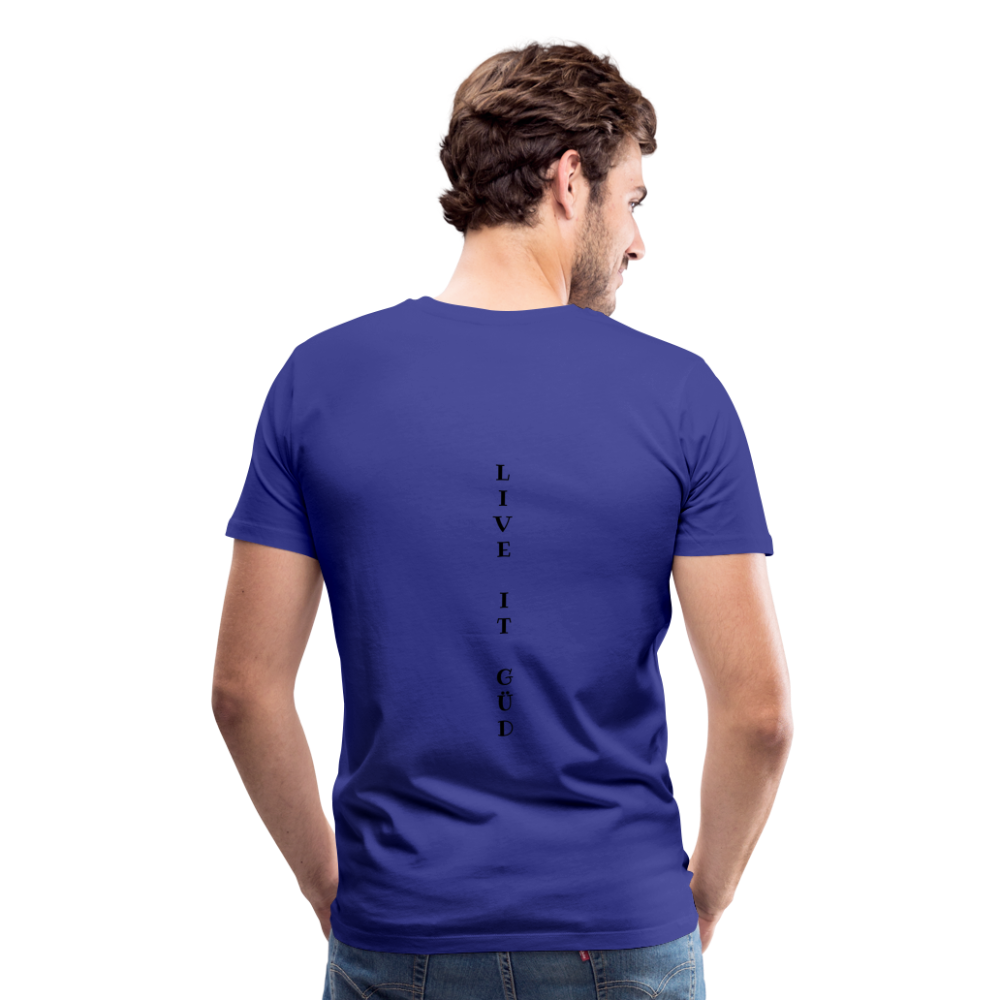 LIVE LOUD Men's Premium T-Shirt - royal blue