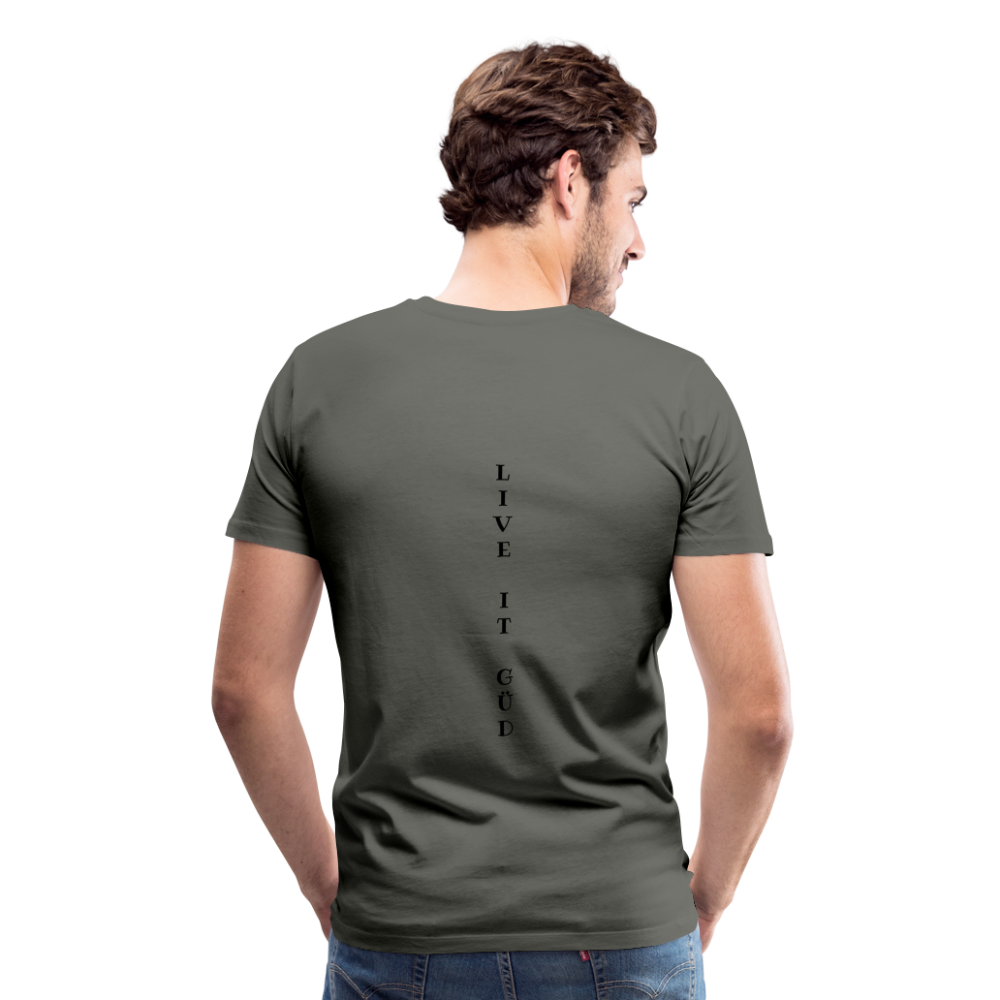 LIVE LOUD Men's Premium T-Shirt - asphalt gray