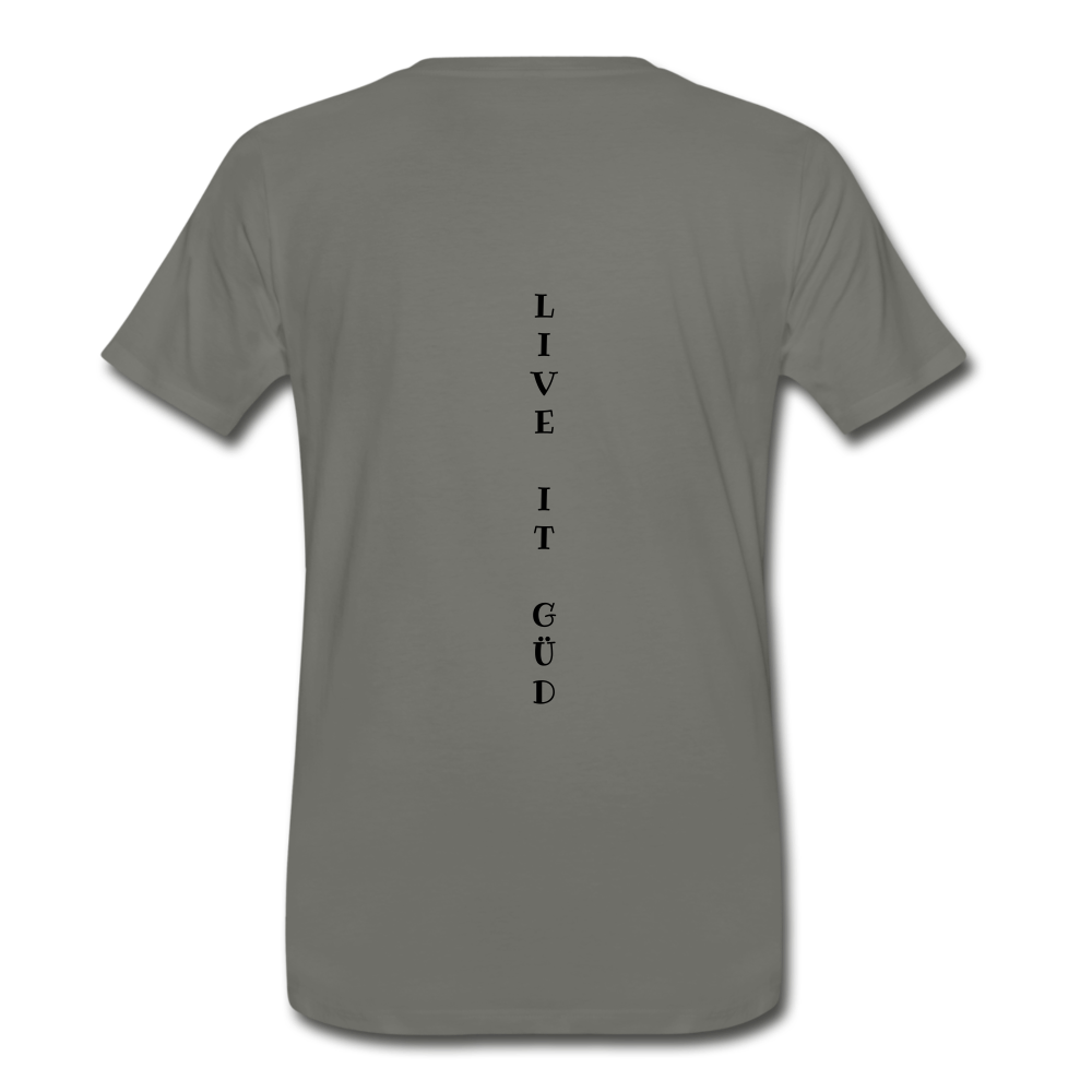 LIVE LOUD Men's Premium T-Shirt - asphalt gray