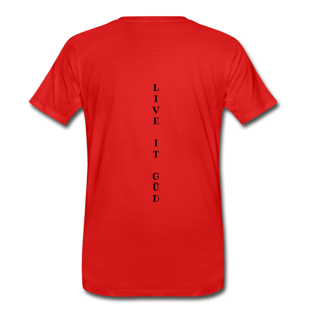 LIVE LOUD Men's Premium T-Shirt - red