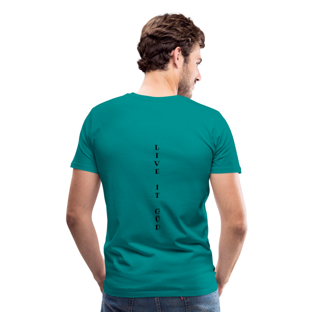 LIVE LOUD Men's Premium T-Shirt - teal