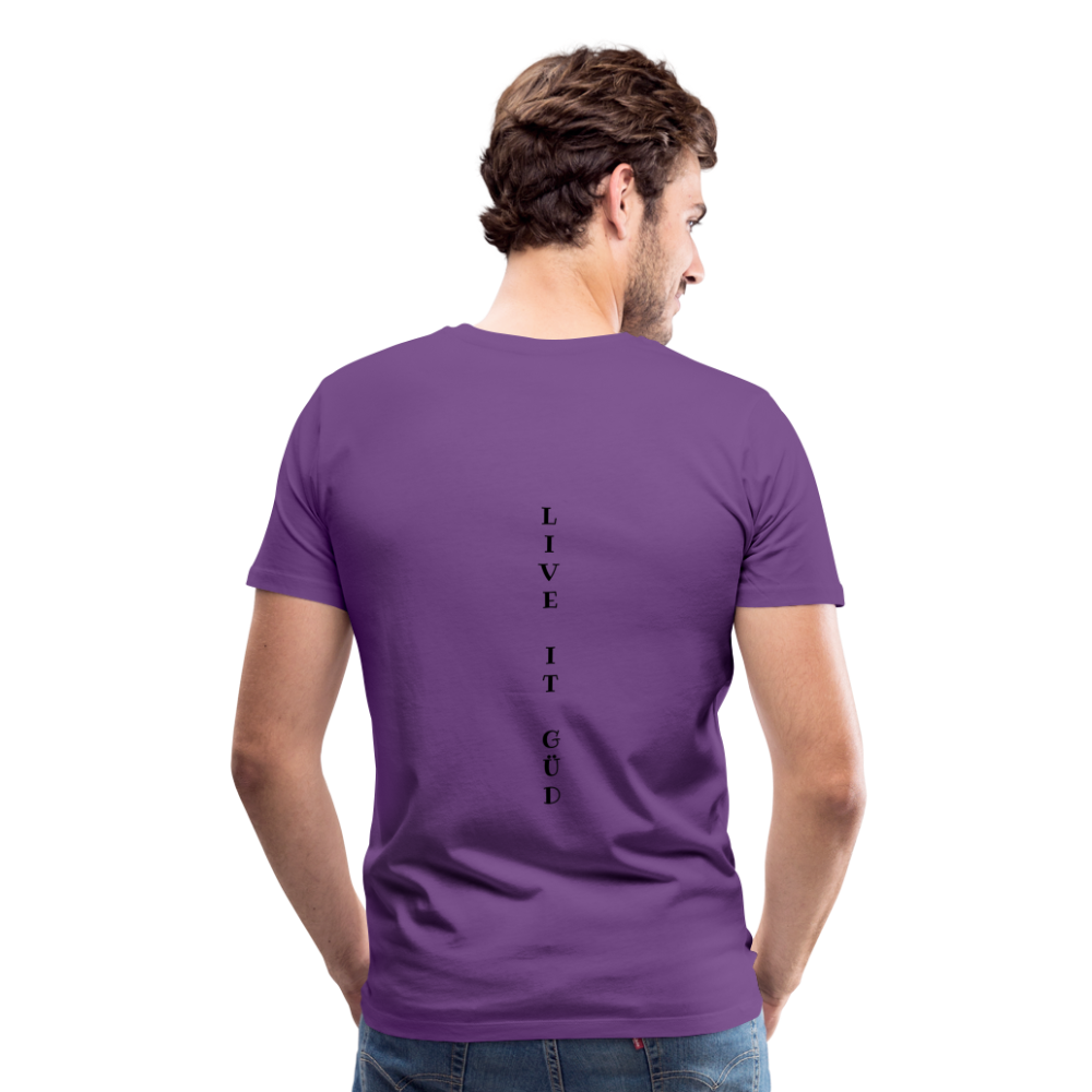 LIVE LOUD Men's Premium T-Shirt - purple