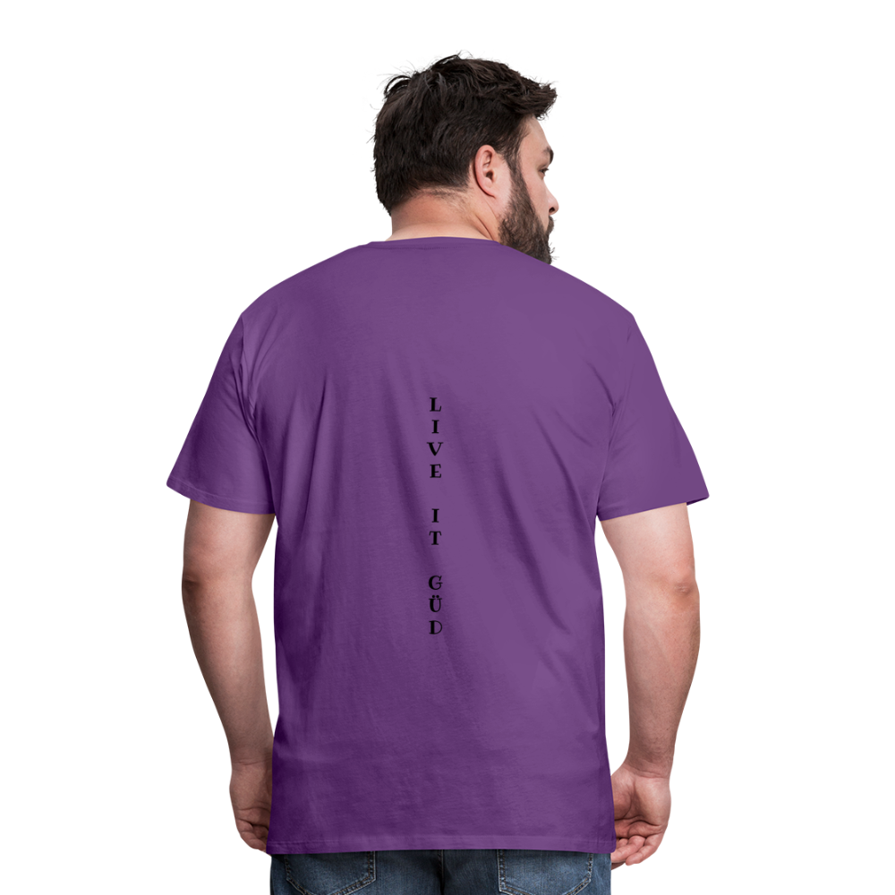 LIVE LOUD Men's Premium T-Shirt - purple