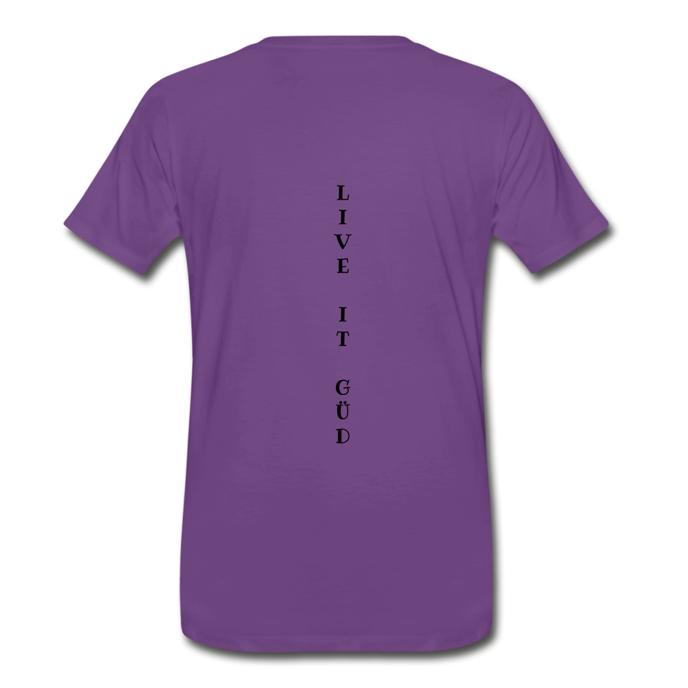 LIVE LOUD Men's Premium T-Shirt - purple