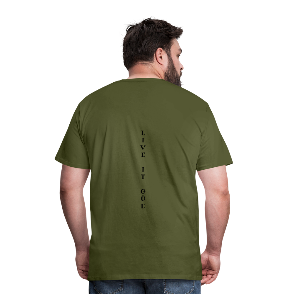 LIVE LOUD Men's Premium T-Shirt - olive green