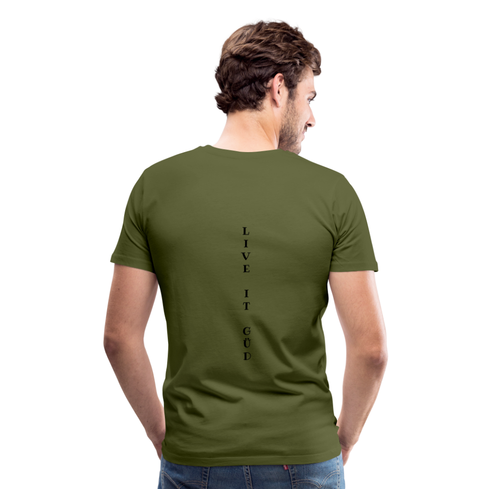 LIVE LOUD Men's Premium T-Shirt - olive green