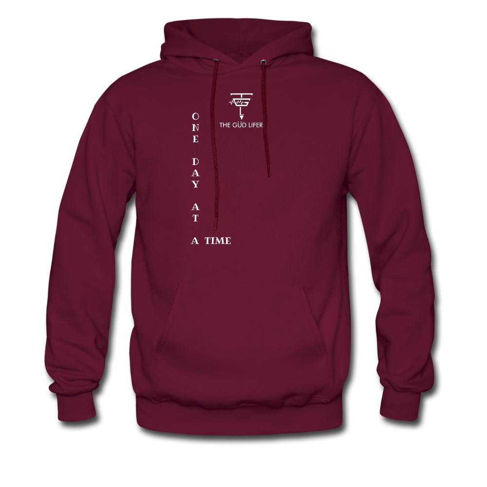 Men's Hoodie - burgundy