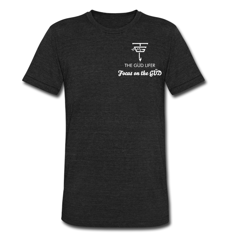 Unisex Tri-Blend T-Shirt - heather black