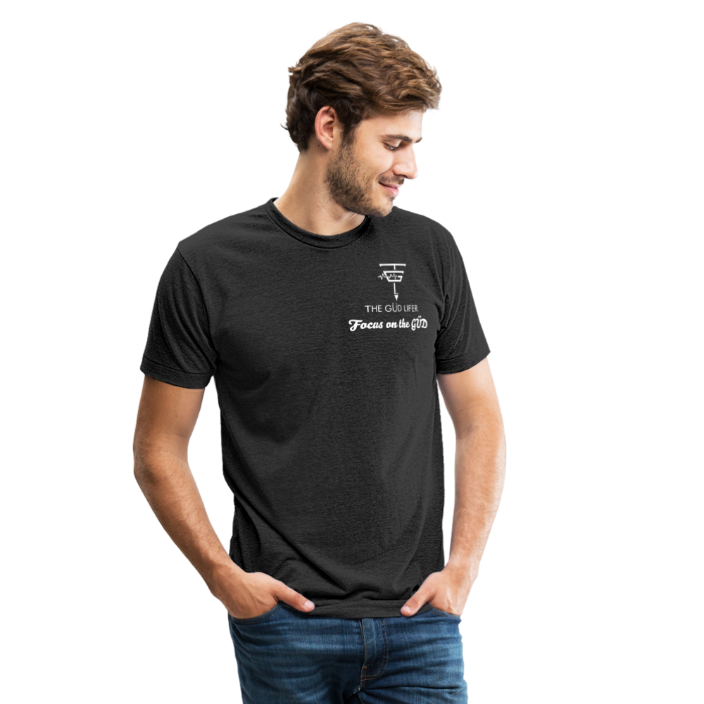 Unisex Tri-Blend T-Shirt - heather black